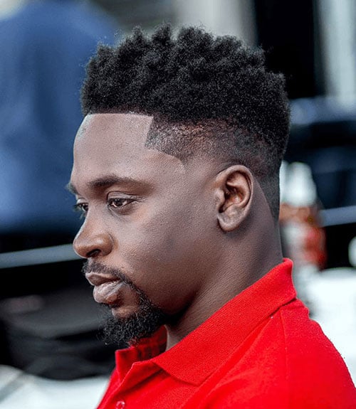 Short Sponged Afro Fade