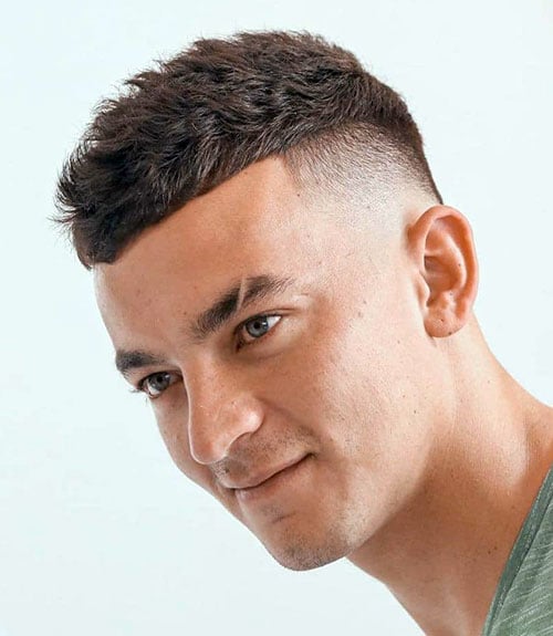 Textured Crop with Disconnected Mid Fade