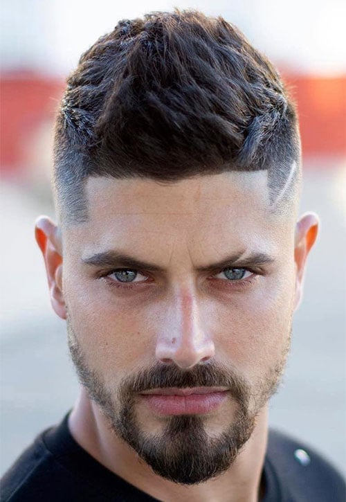 Short Faux Hawk Fade