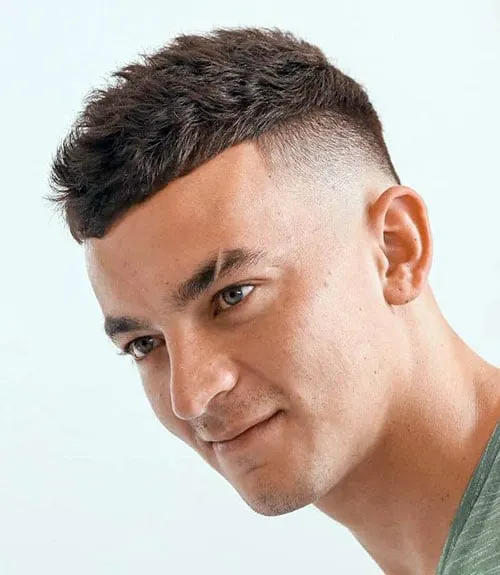 Textured Crop with Disconnected Mid Fade