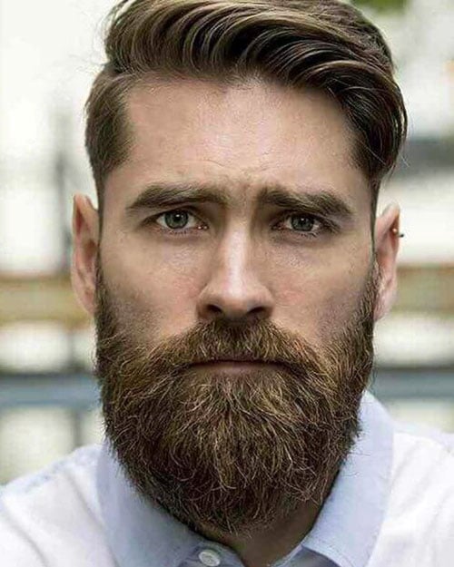 Classy Short Cut with Long Beard