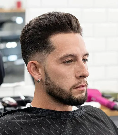 Thick Brush Back with Short Beard