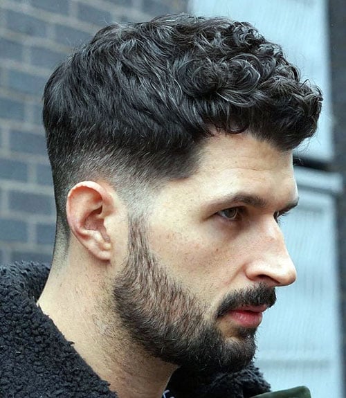 Textured Short Style with Low Taper and Beard