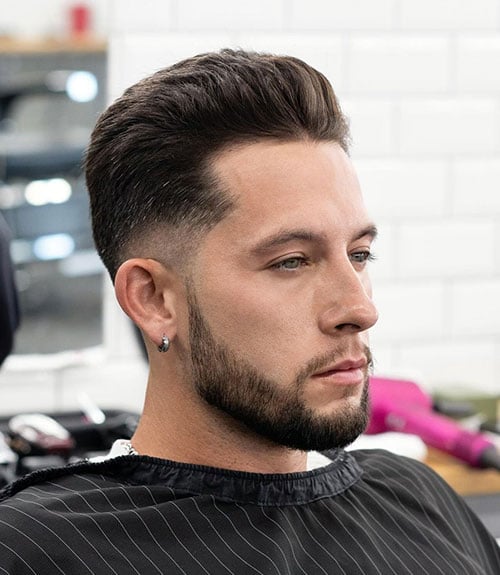 Thick Brush Back with Short Beard