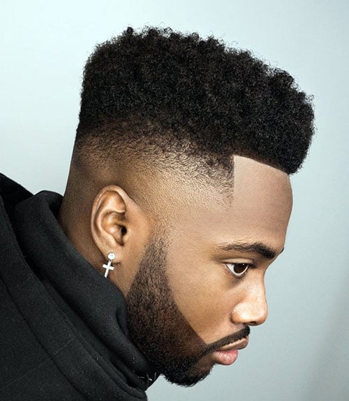 High Top Fade with Beard