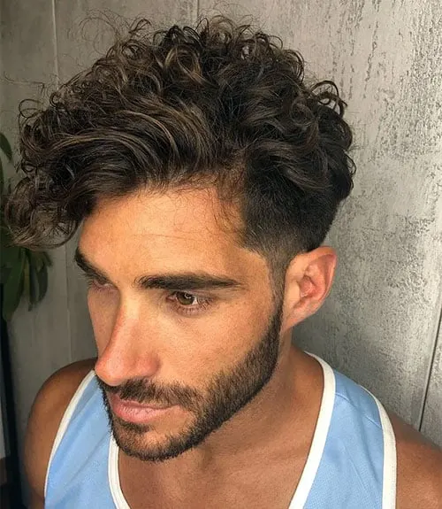 Side Parted Curls