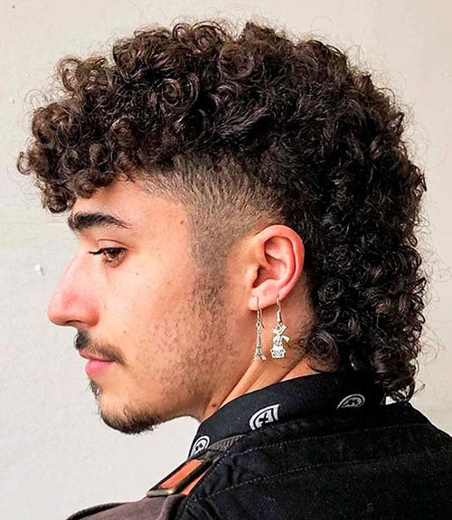 Permed Mullet Fade