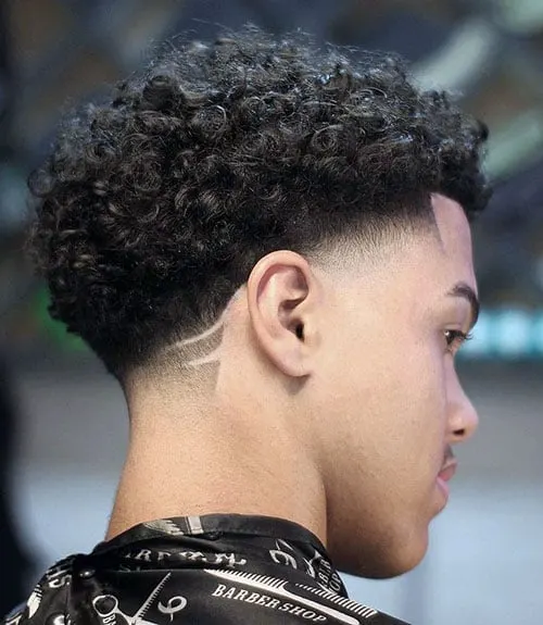 Cool Curl Blowout with Faded Sides
