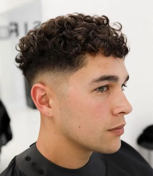 Short Curly Hair Men