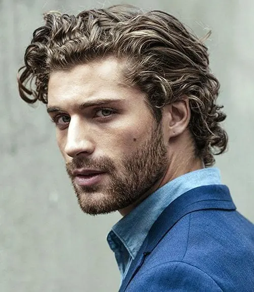 Long Pulled Back Curls