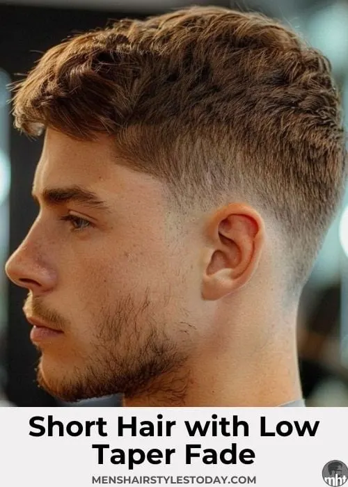 Short Hair with Low Taper Fade