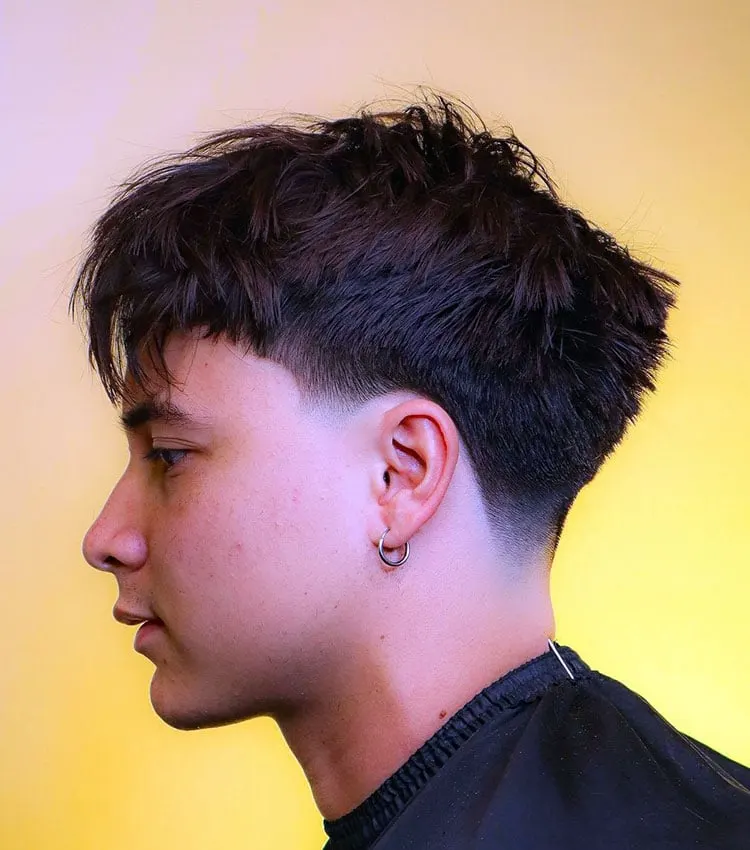 A Low Taper Fade Haircut
