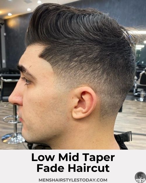 Low Mid Taper Fade